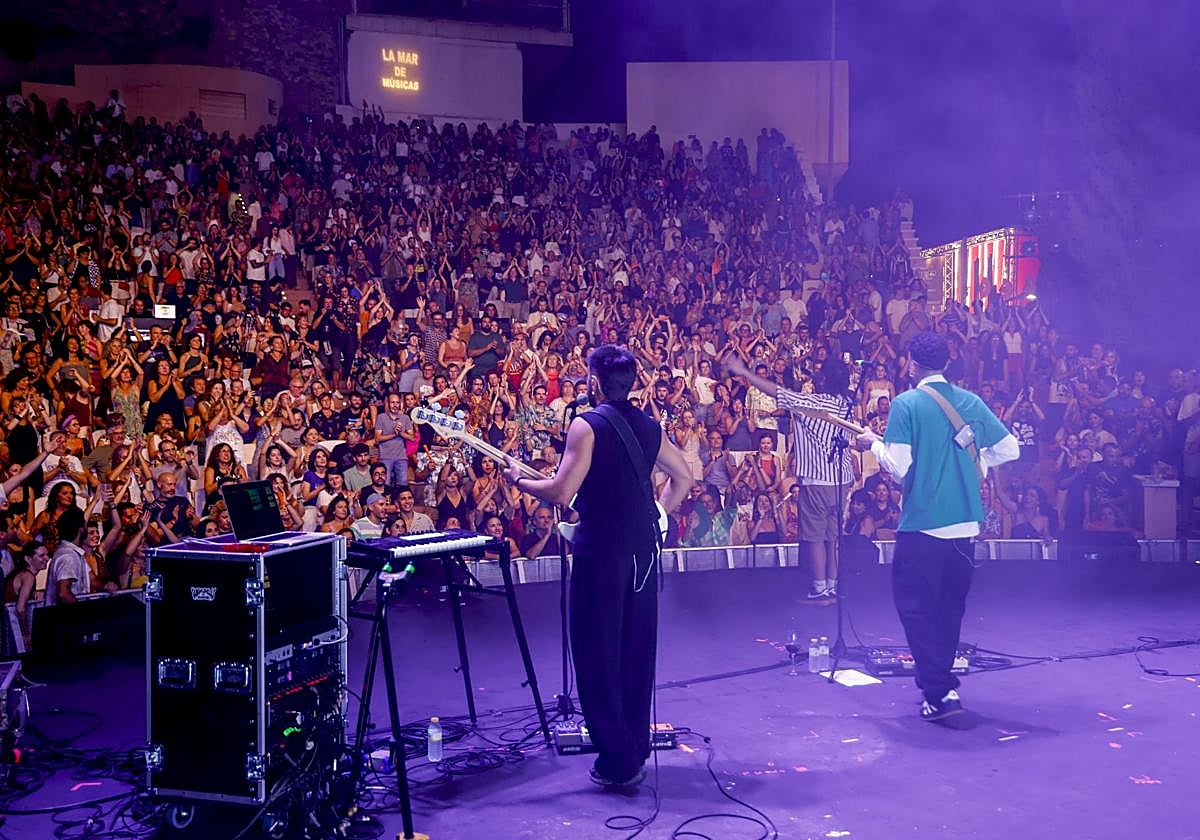 Sanguijuelas del Guadiana, en Cartagena, este sábado.