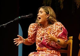 La cantaora Carmen Carmona se llevó este domingo el Melón de Oro.