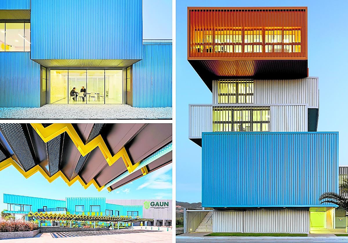 Oficinas Cynara. CIDE (Centro Industrial de Desarrollo Empresarial). Paisaje tecnológico para Gaun S.A.