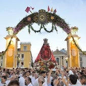 La bajada de la Virgen de la Fuensanta a Murcia en septiembre de 2024.