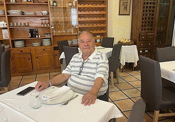 Francisco Máiquez en el Restaurante.