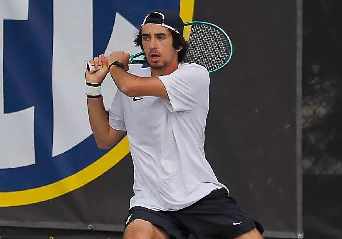 Pablo Martínez durante un entrenamiento en la Universidad de Vanderbilt, en Estados Unidos.