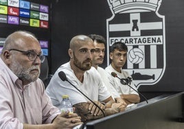 Un momento de la presentación de los jugadores este miércoles.