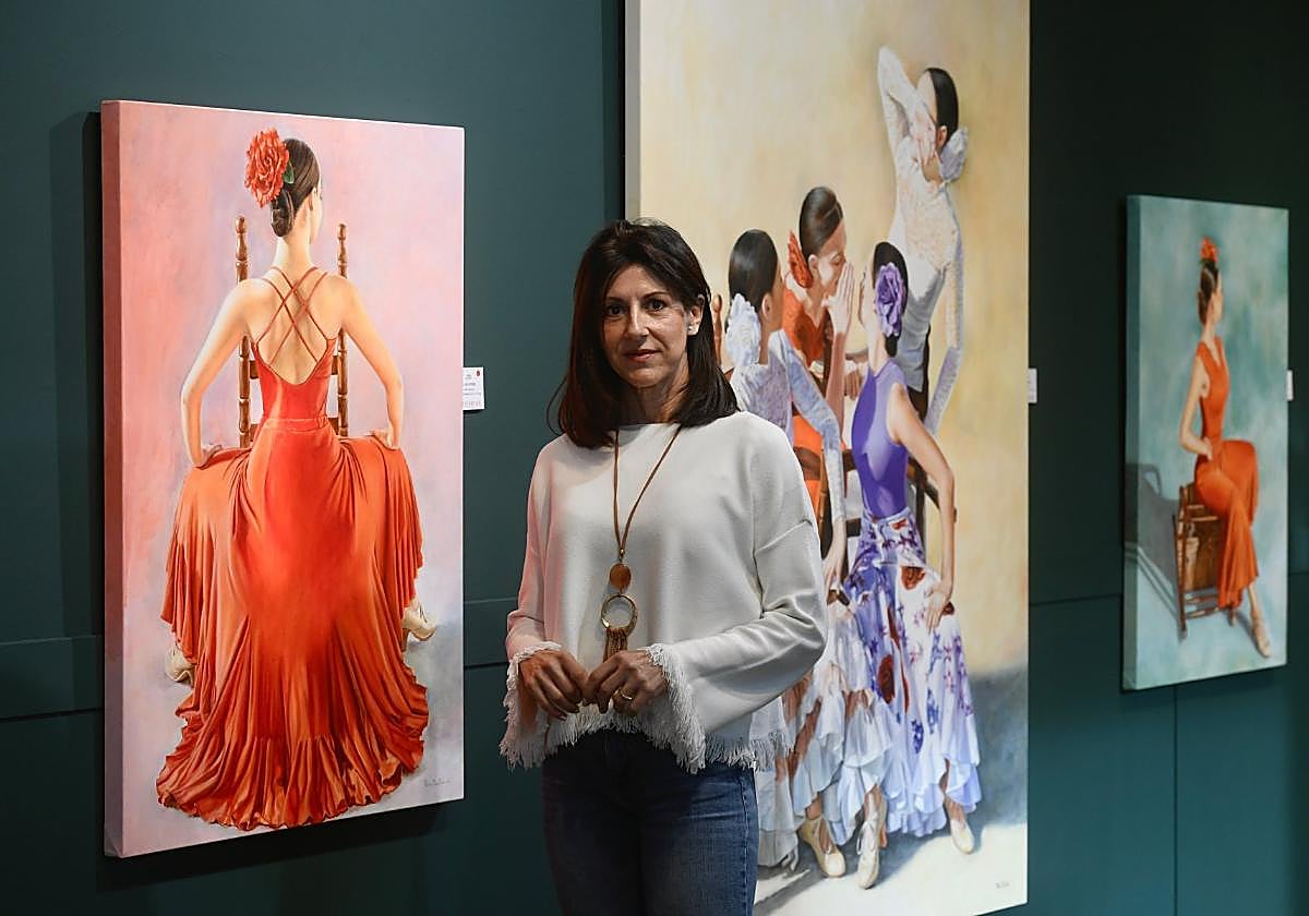 Perla Fuertes en el Museo de Los Baños de Alhama en 2024.