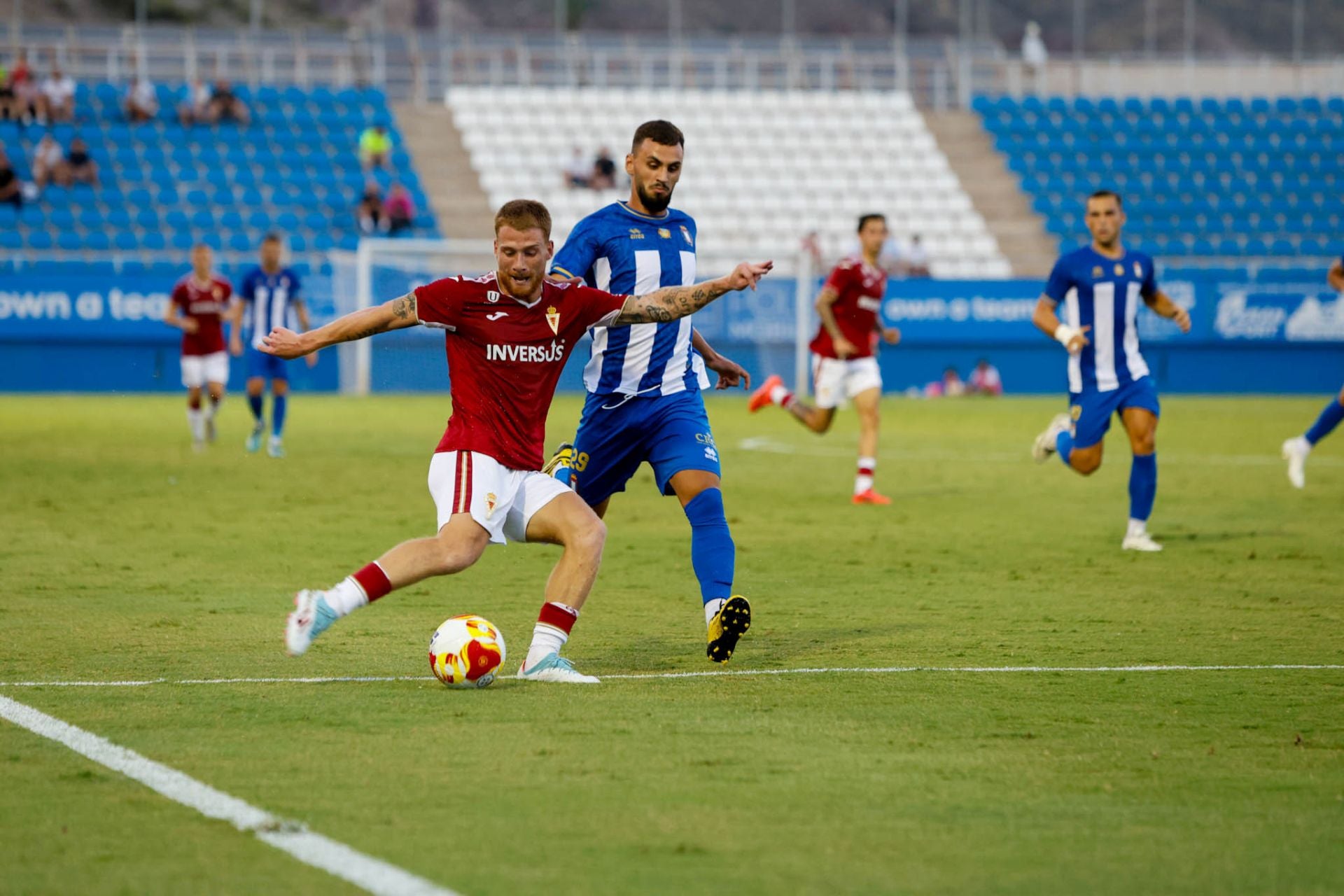 El Real Murcia gana el VII Trofeo Alcalde de Lorca al imponerse al Lorca Deportiva, en imágenes