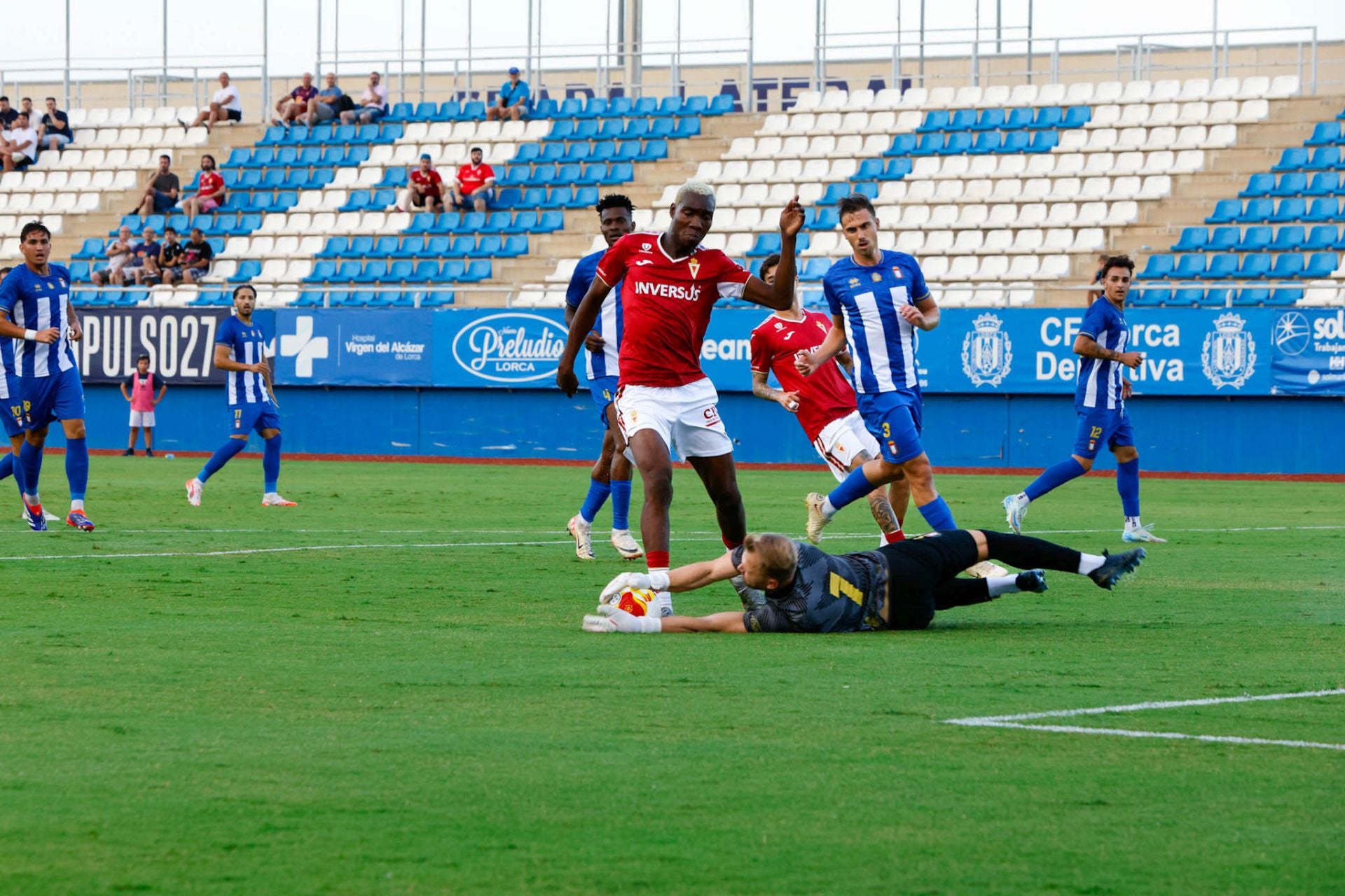El Real Murcia gana el VII Trofeo Alcalde de Lorca al imponerse al Lorca Deportiva, en imágenes