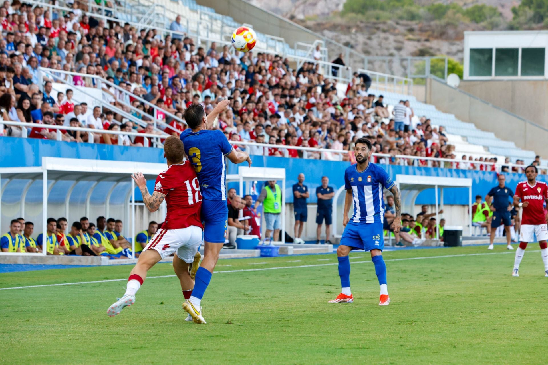 El Real Murcia gana el VII Trofeo Alcalde de Lorca al imponerse al Lorca Deportiva, en imágenes