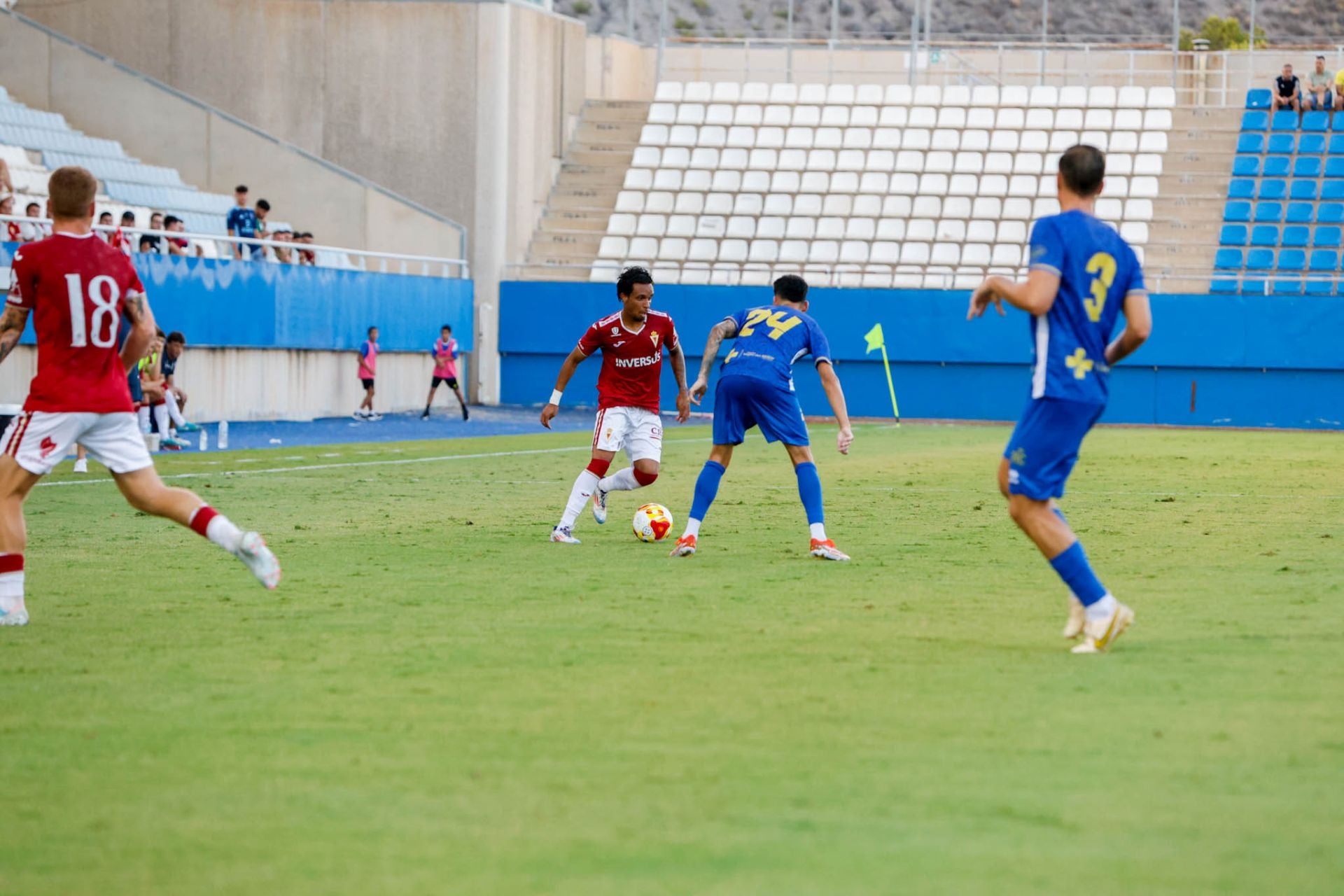 El Real Murcia gana el VII Trofeo Alcalde de Lorca al imponerse al Lorca Deportiva, en imágenes