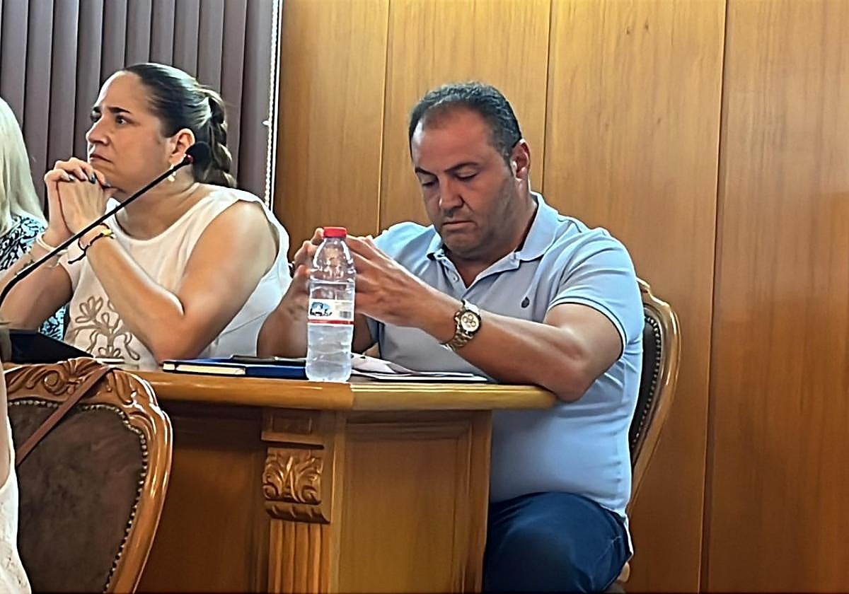 El concejal Jesús Gomariz, durante el Pleno celebrado el miércoles en el Ayuntamiento.