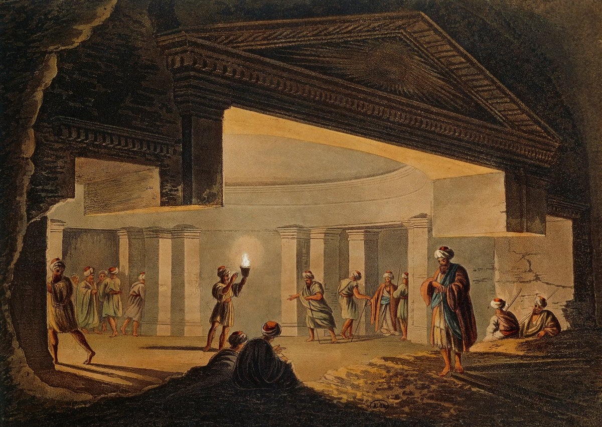 Imagen secundaria 1 - Grabados de Luigi Mayer y un detalle de una postal antigua de Alejandría. 