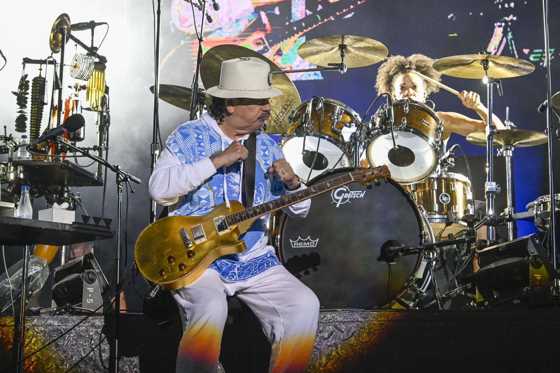 El concierto de Santana en Murcia, en imágenes