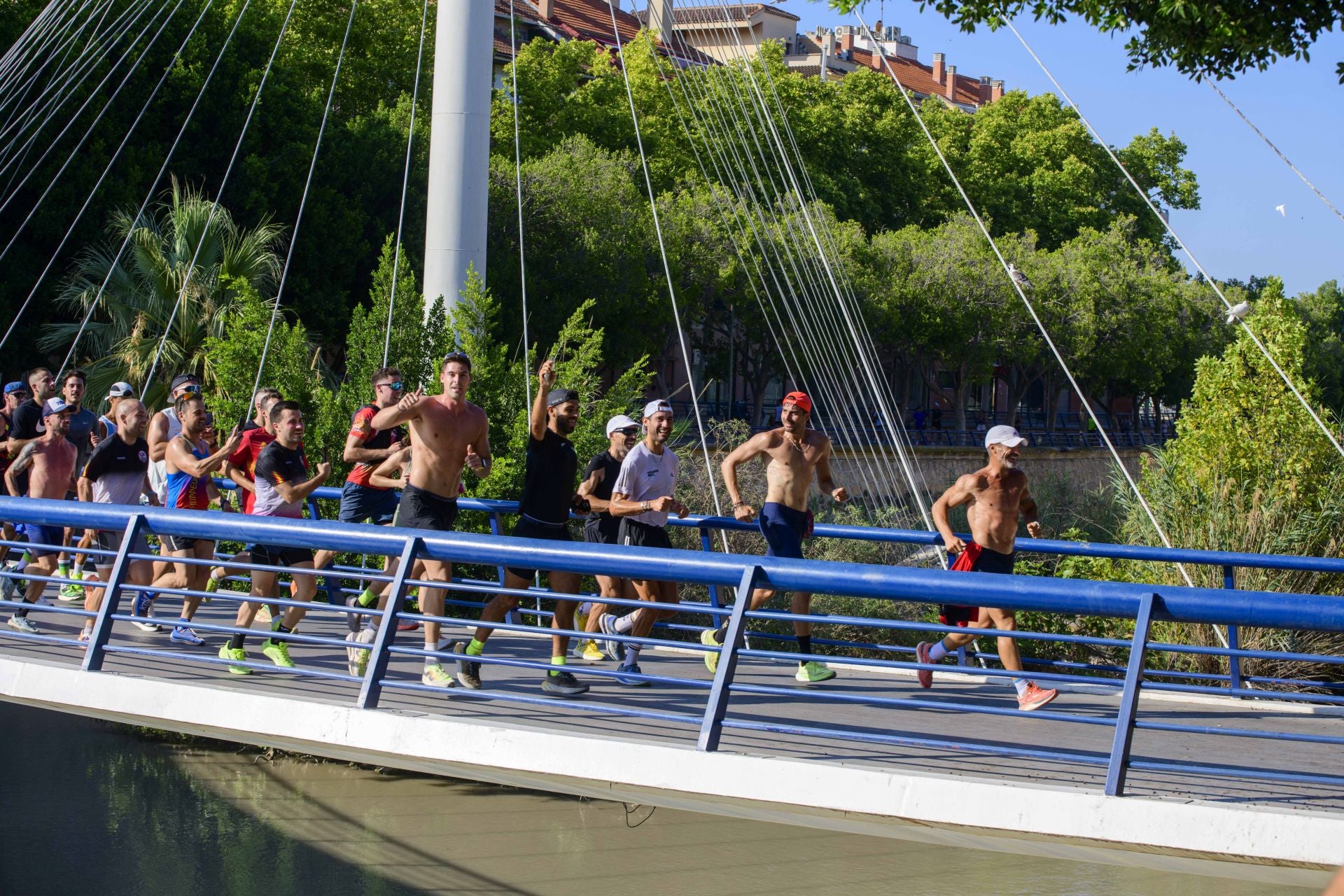 El reto de Sergio Turull &#039;Pitufollow&#039; en Murcia, en imágenes