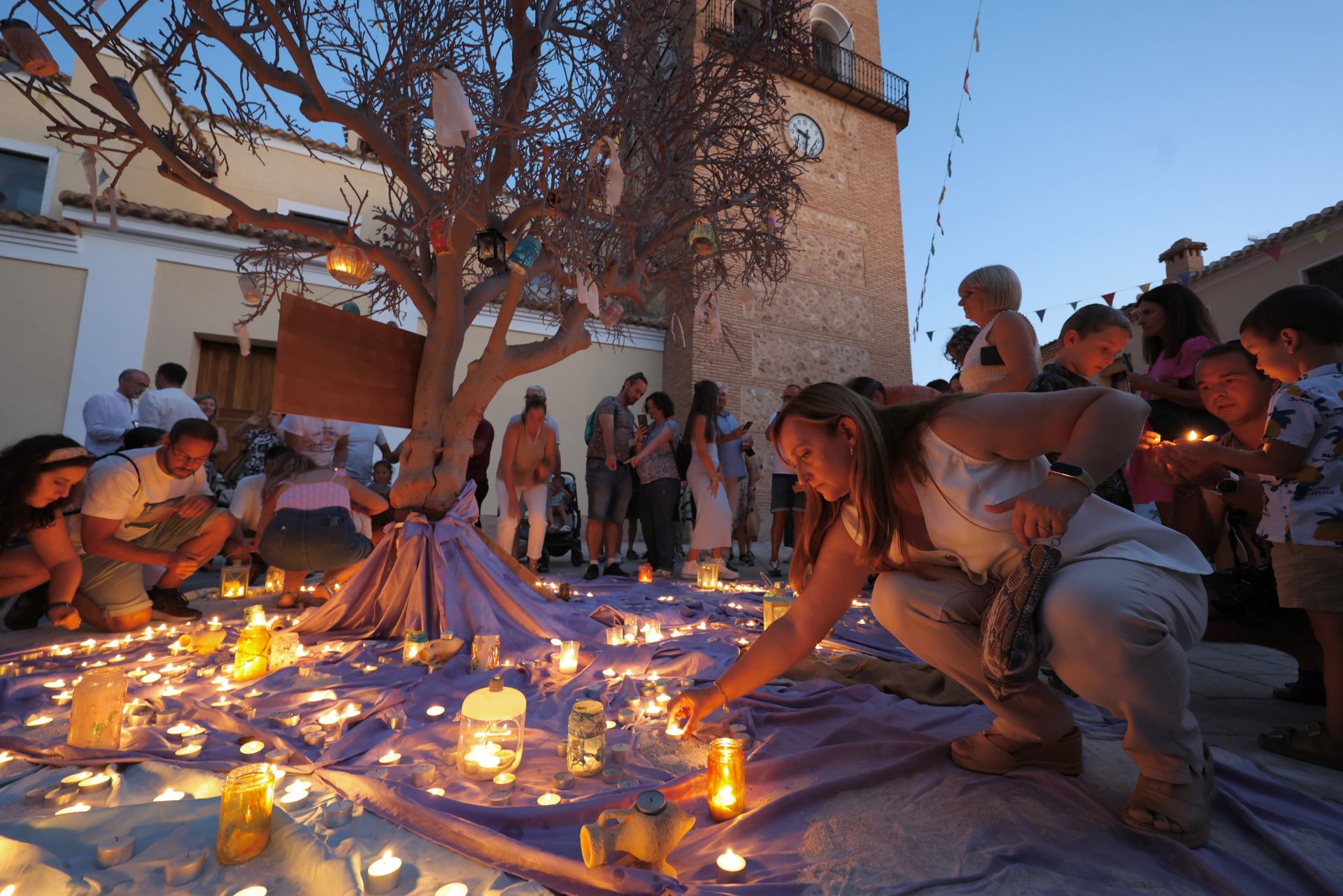 En imágenes, la Noche en Vela de Aledo