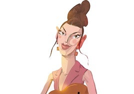 Mercedes Luján, la lorquina que imagina casas con más guitarras que muebles