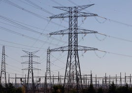 Tendido eléctrico, en una imagen de archivo.