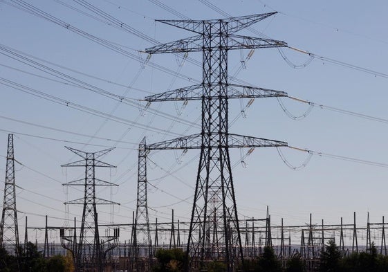 Tendido eléctrico, en una imagen de archivo.