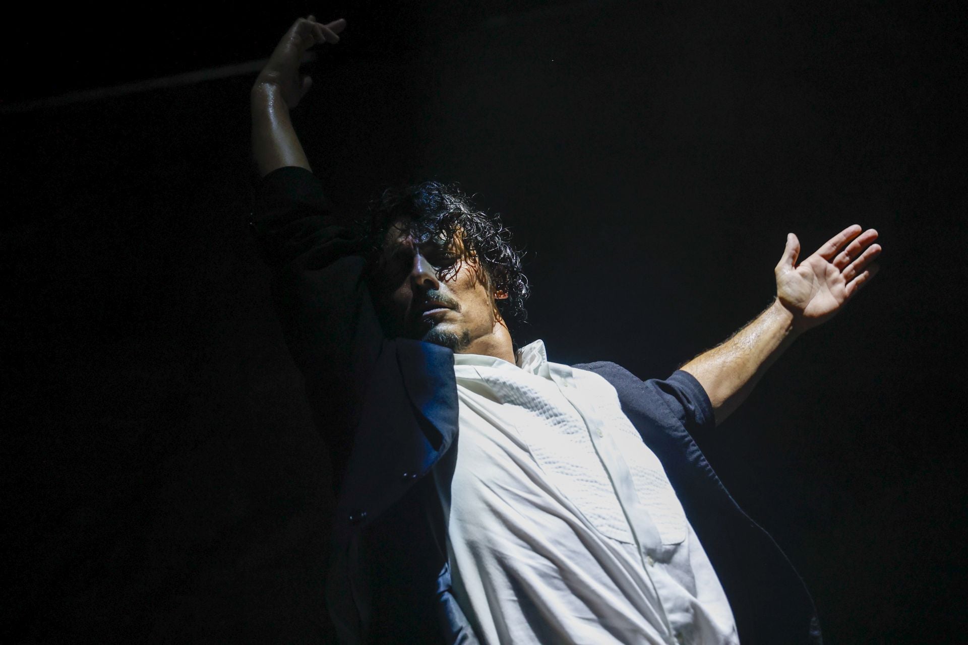 En imágenes, la actuación de Jesús Carmona en el Cante de las Minas