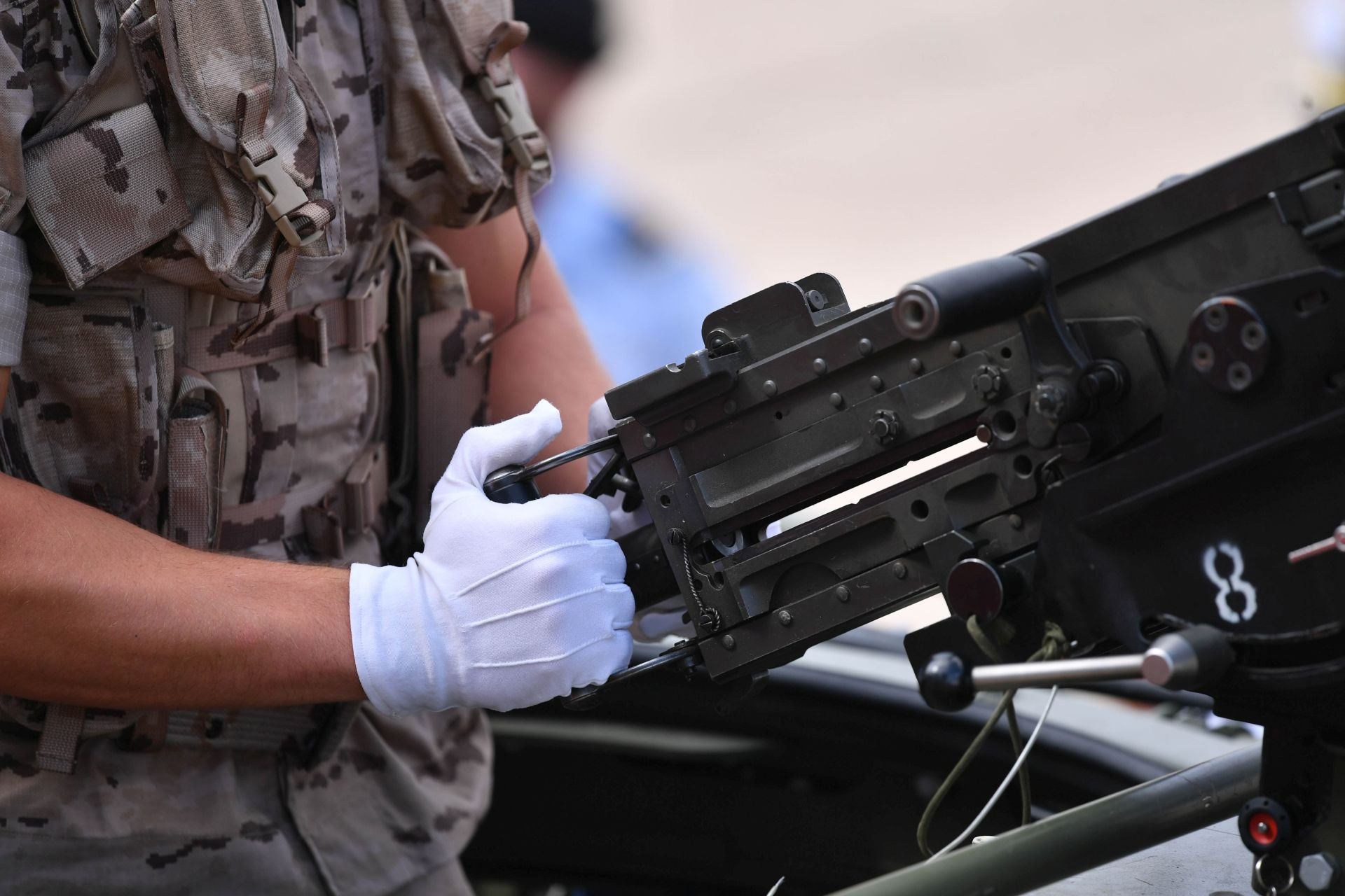 El cambio de mando en la Jefatura del Escuadrón de Zapadores Paracaidistas en la Base Aérea de Alcantarilla, en imágenes