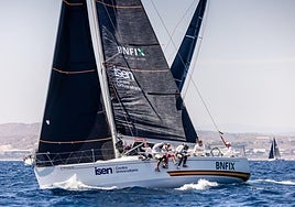 El barco cartagenero 'Nemox' ISEN, durante la Copa del Rey.