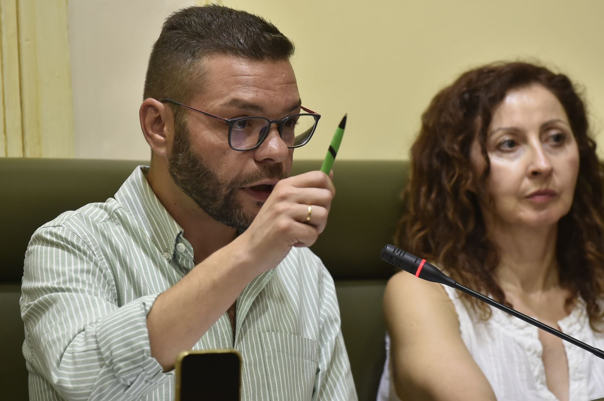 Pleno en el Ayuntamiento de Jumilla de este miércoles, en imágenes
