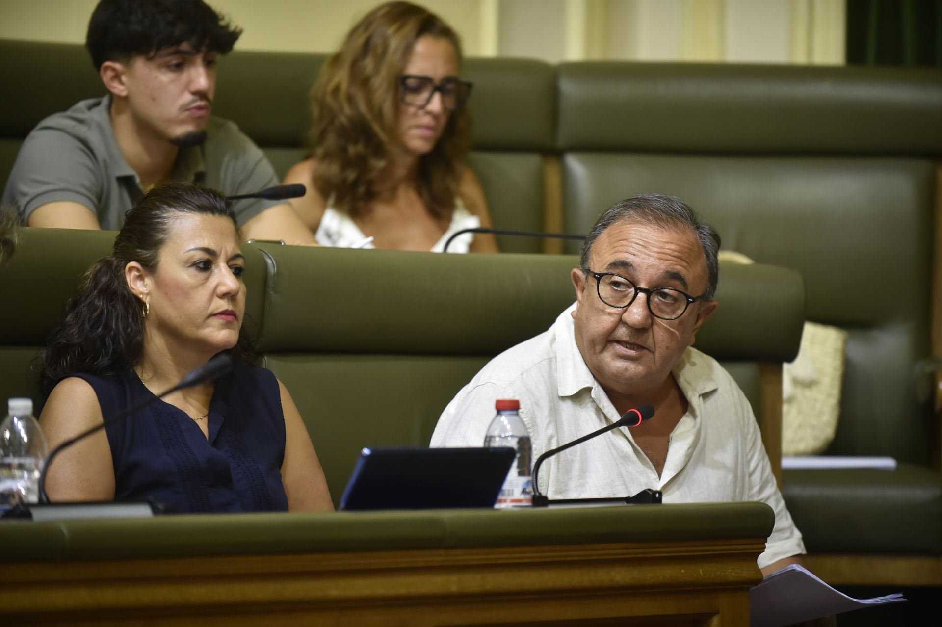 Pleno en el Ayuntamiento de Jumilla de este miércoles, en imágenes