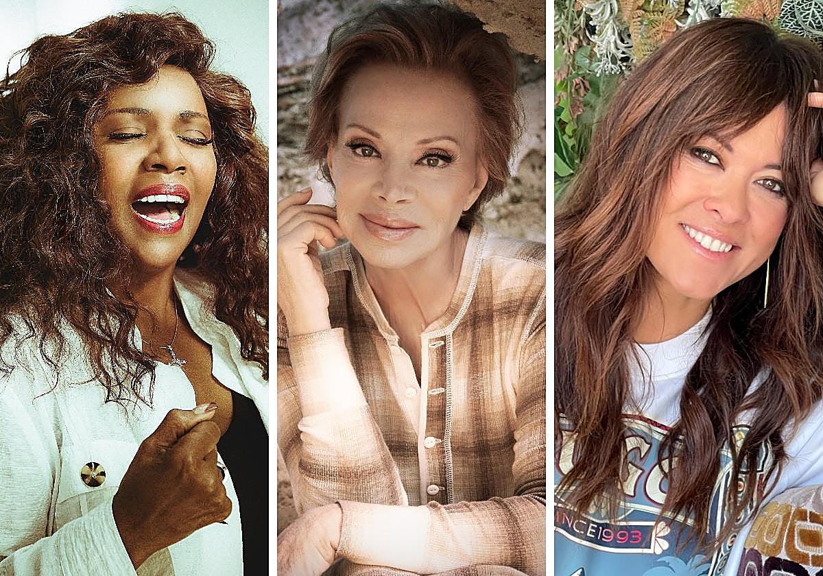 Gloria Gaynor, Paloma San Basilio y Vanesa Martín.