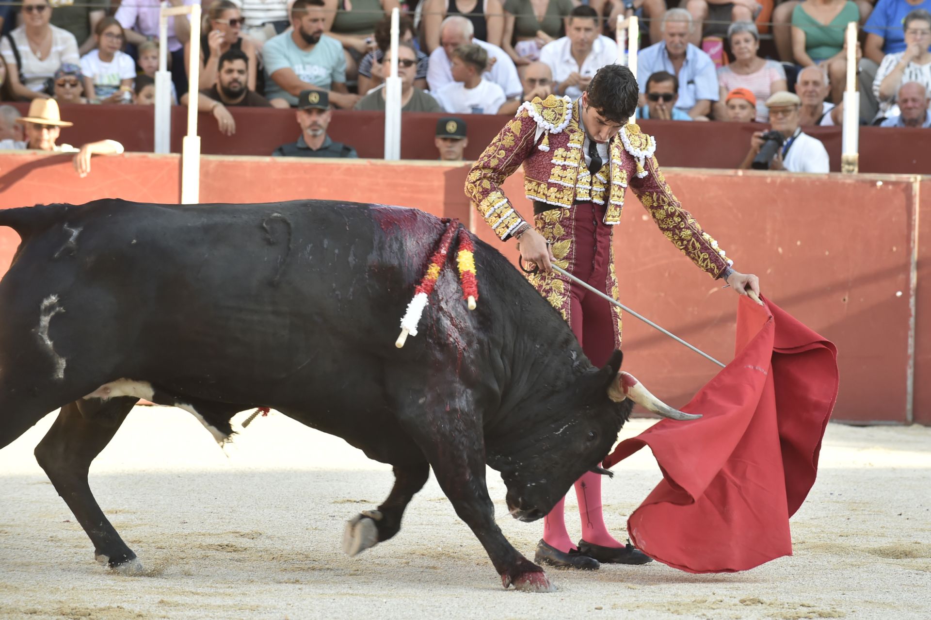 La novillada del domingo de la Feria de Blanca, en imágenes