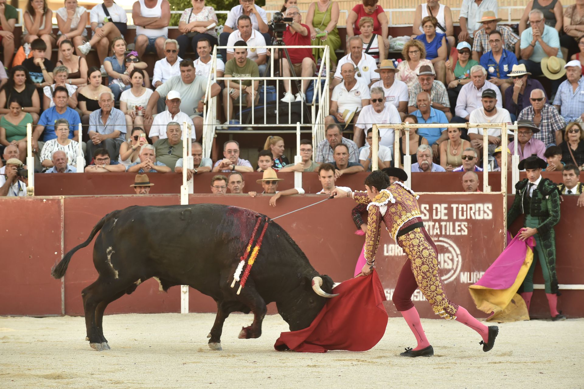 La novillada del domingo de la Feria de Blanca, en imágenes