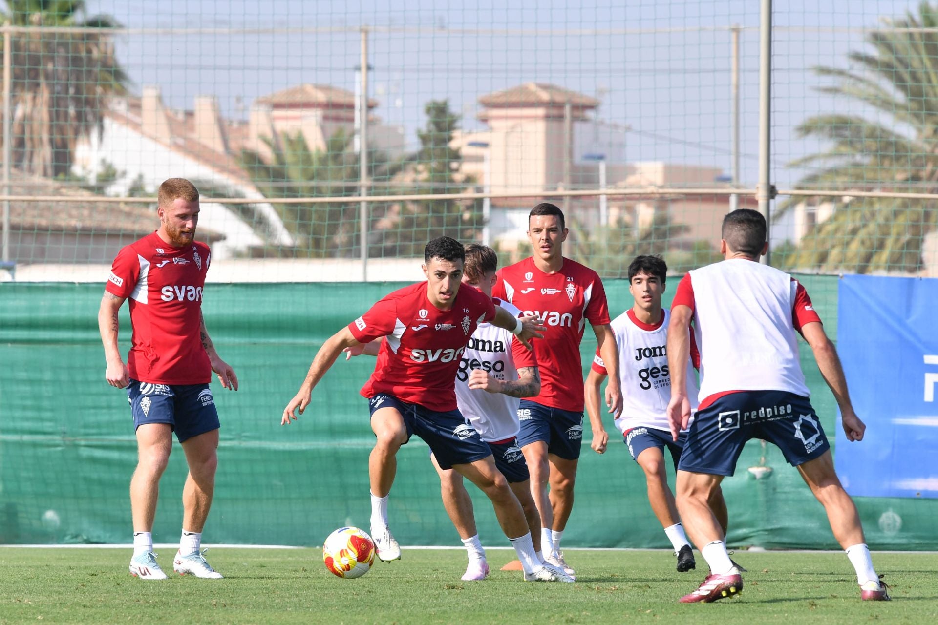 El entrenamiento del Real Murcia, en imágenes