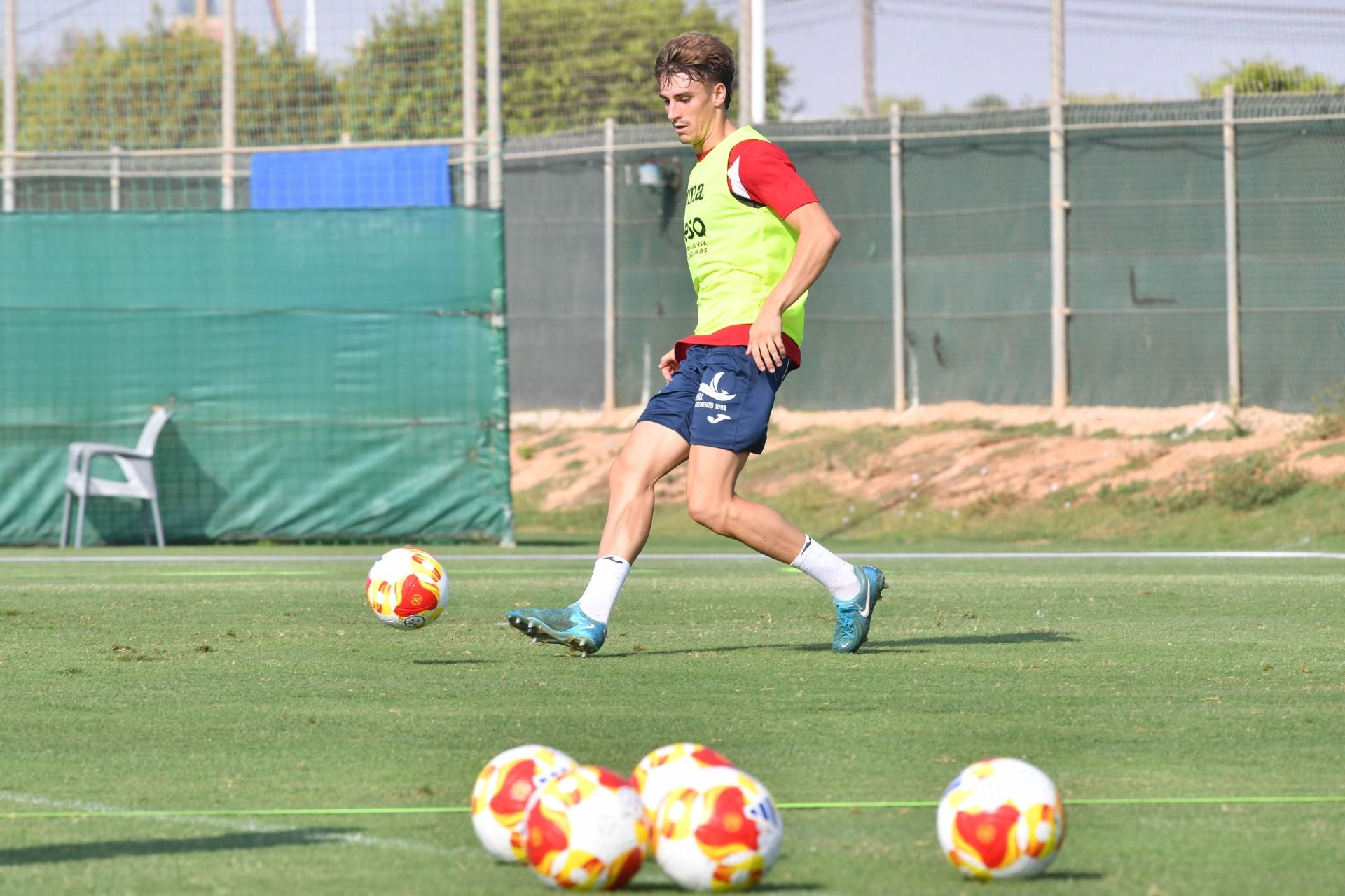 El entrenamiento del Real Murcia, en imágenes
