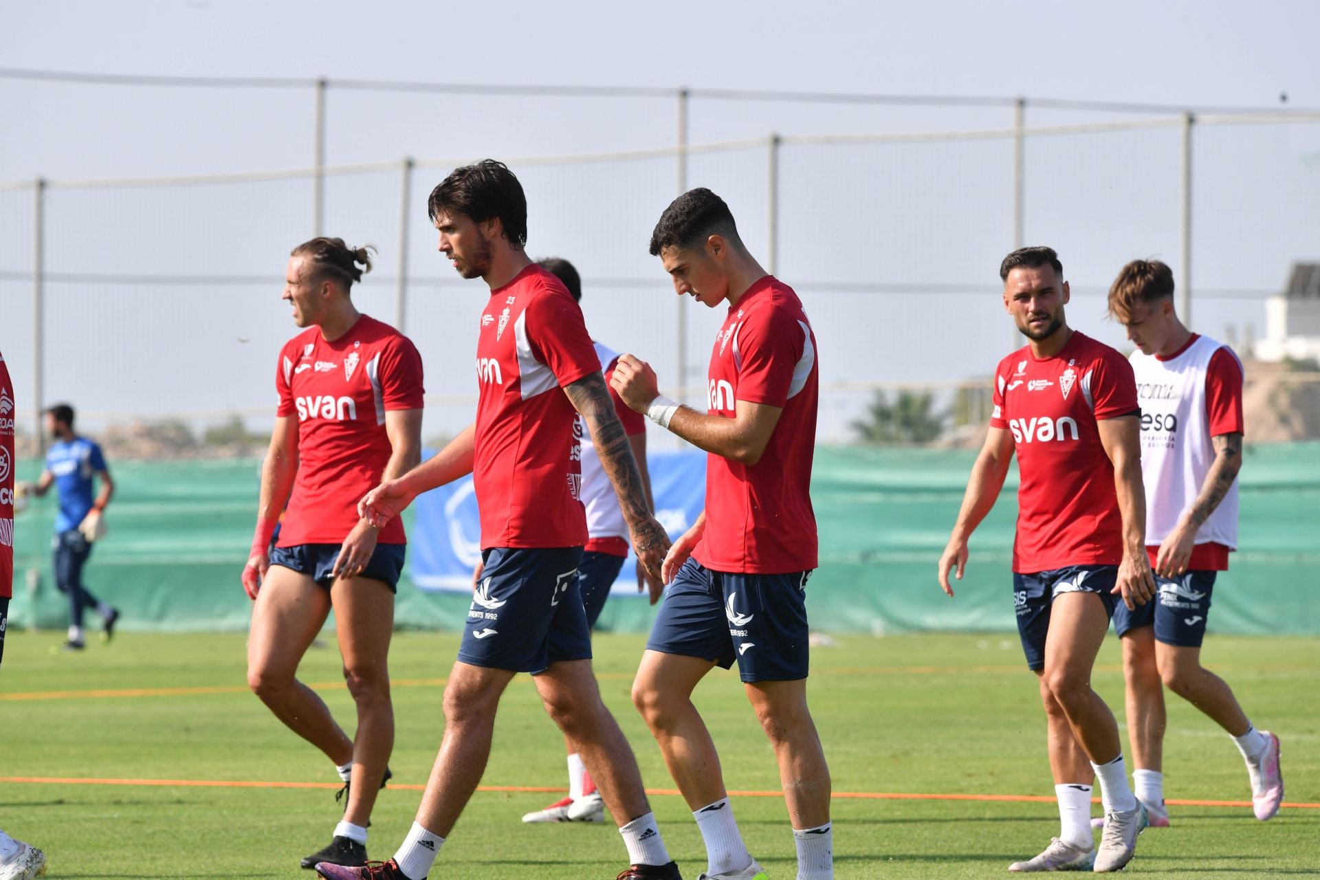 El entrenamiento del Real Murcia, en imágenes