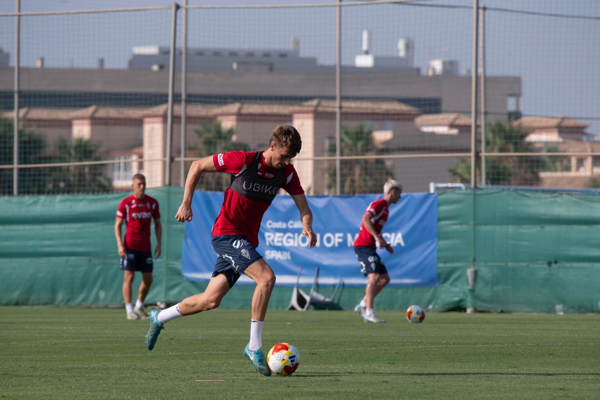 El entrenamiento del Real Murcia, en imágenes