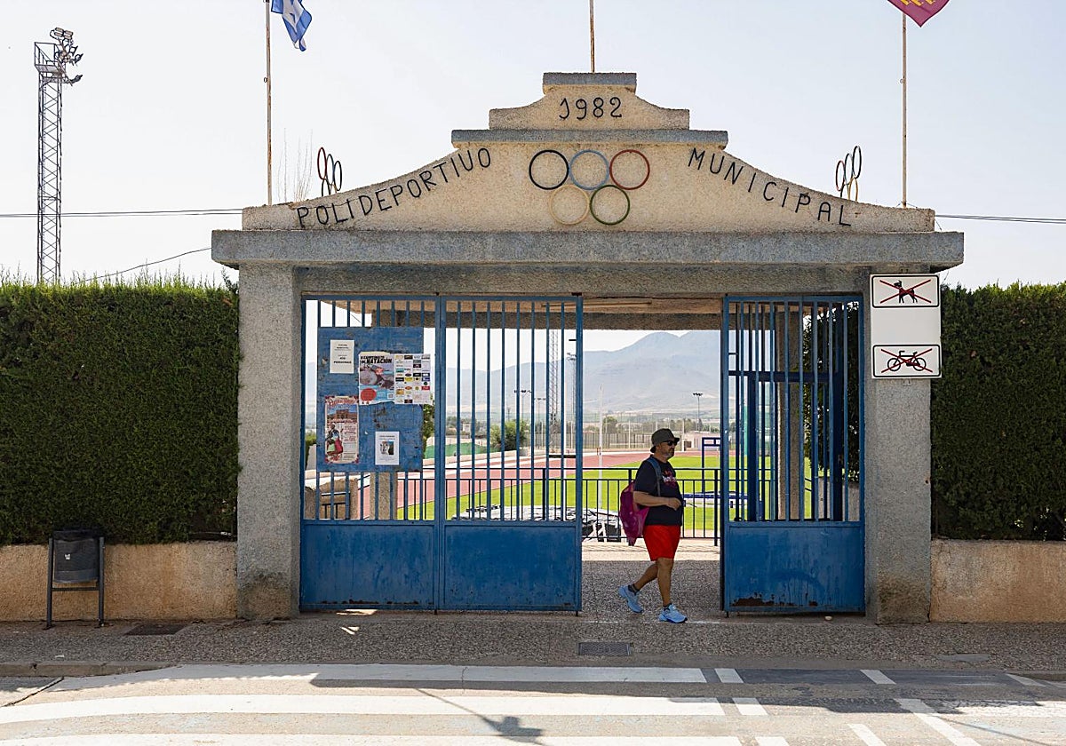 Polideportivo municipal en Jumilla, objeto de la polémica moción aprobada la semana pasada.