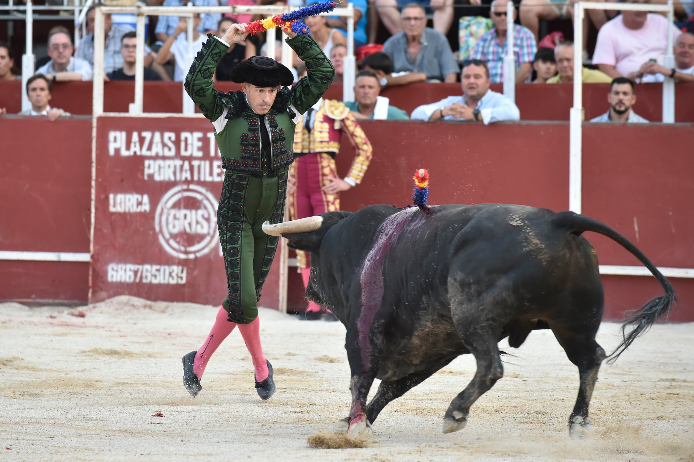 La segunda novillada de la Feria de Blanca, en imágenes