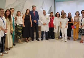 Inauguración de las tres nuevas salas de lactancia del hospital Santa Lucía.
