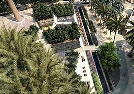 Recreación de la acequia en el proyecto del Parque Metropolitano Oeste.