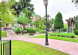Parque de la Compañía, donde se ubicará la obra, en una imagen de archivo.