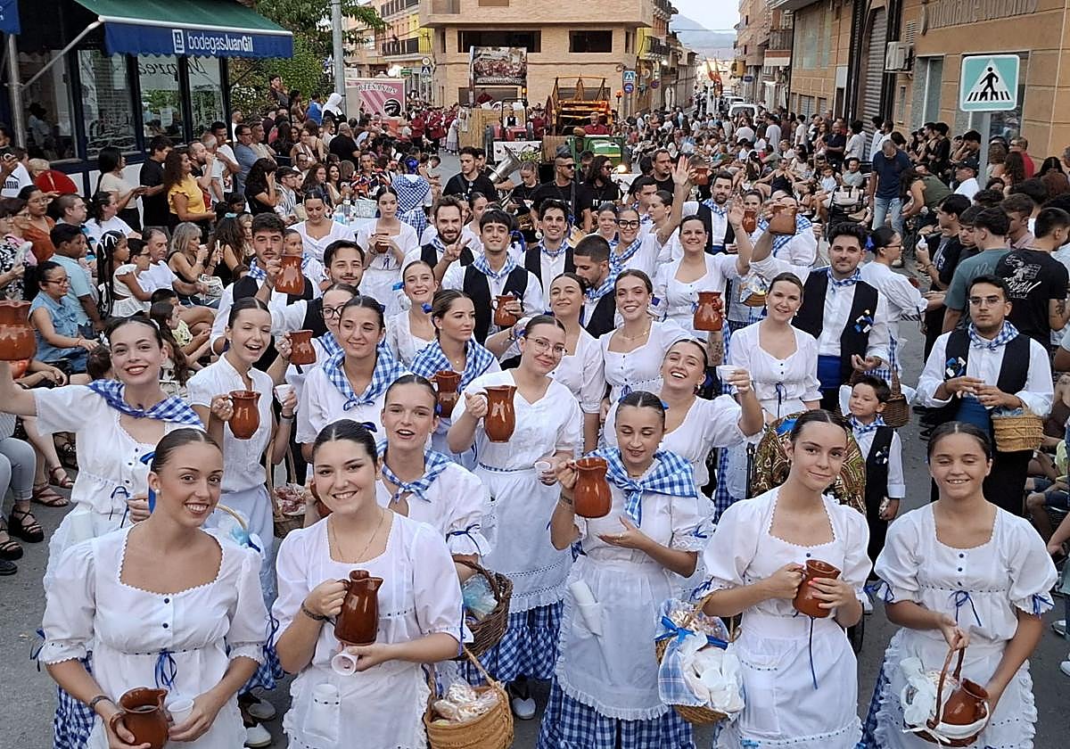 Un momento del desfile celebrado ayer en Jumilla.