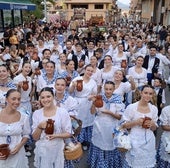 Un momento del desfile celebrado ayer en Jumilla.