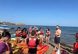 Una de las actividades organizadas por la Asociación de Diabéticos de Lorca en su campamento de verano.