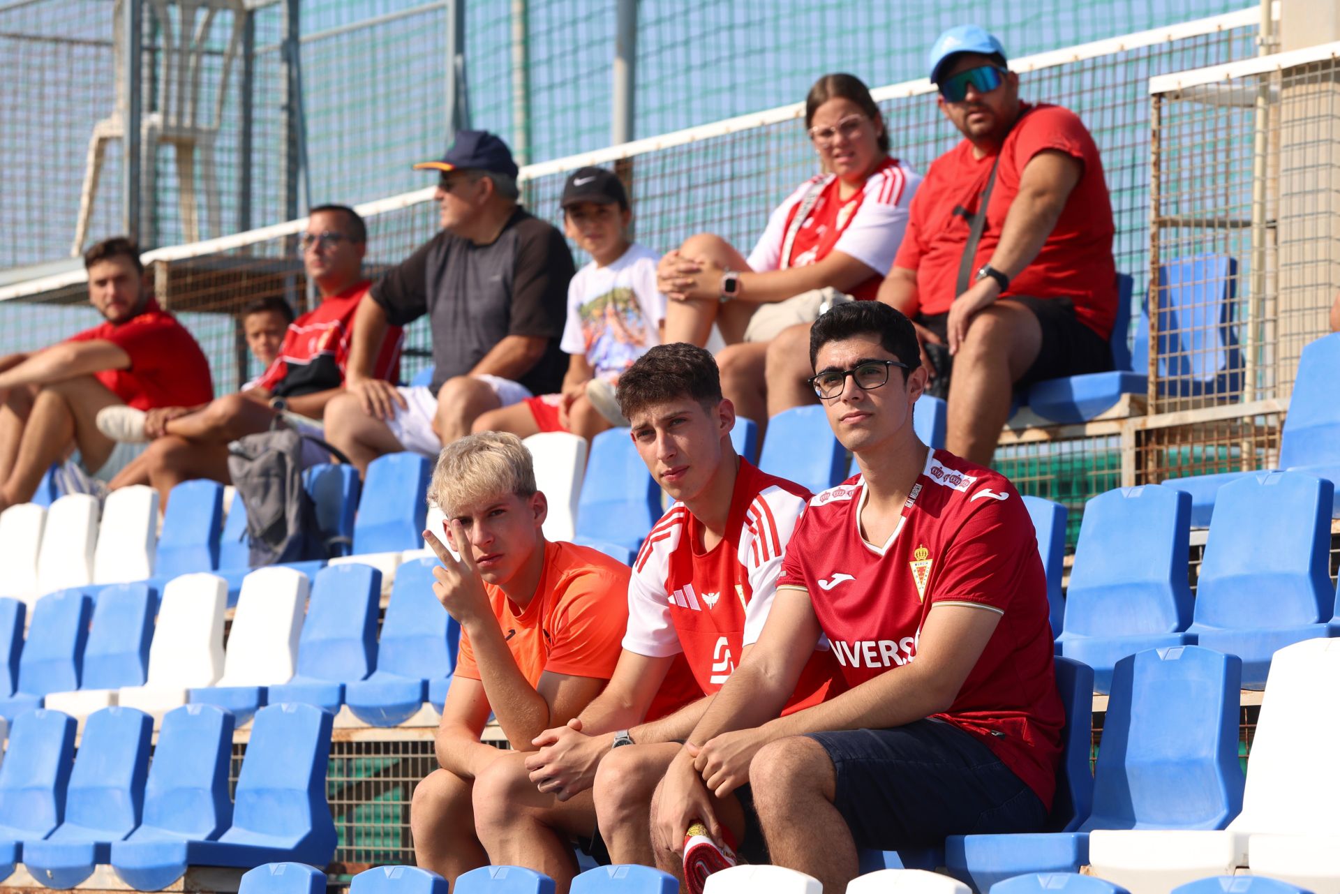En imágenes, el partido de pretemporada entre el Real Murcia y el Melilla