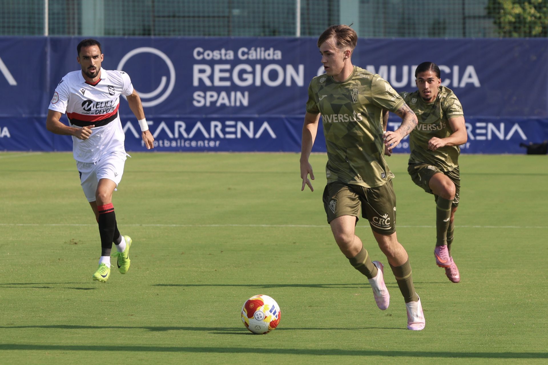 En imágenes, el partido de pretemporada entre el Real Murcia y el Melilla