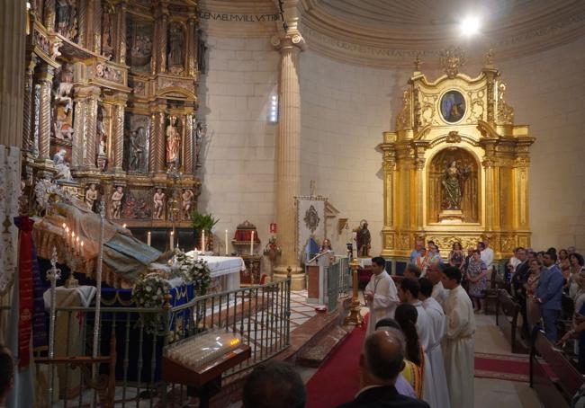 La misa, este viernes, en Jumilla.