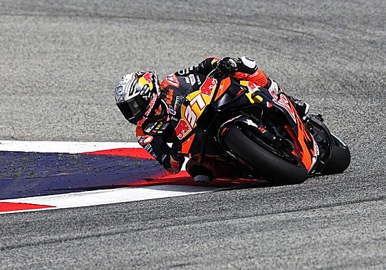 Pedro Acosta, este sábado, en el Red Bull Ring del Gran Premio de Austria.