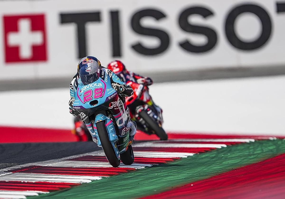 Máximo Quiles, en el Gran Premio de Austria.