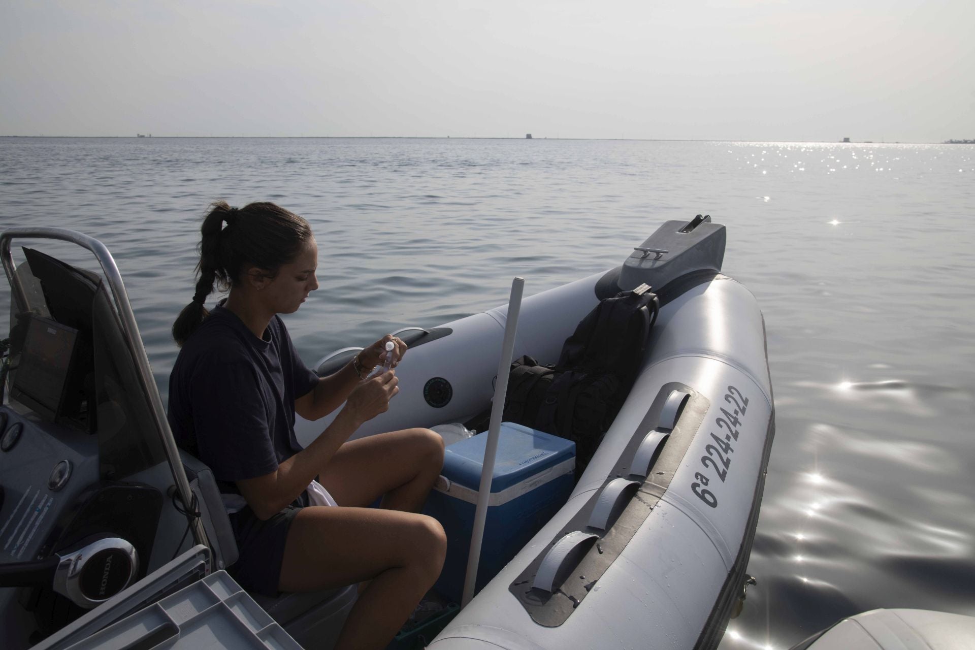 La red de sensores de medición del estado del Mar Menor, en imágenes