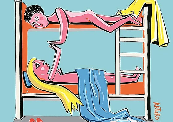 Gorrones en el Queens de los chinos