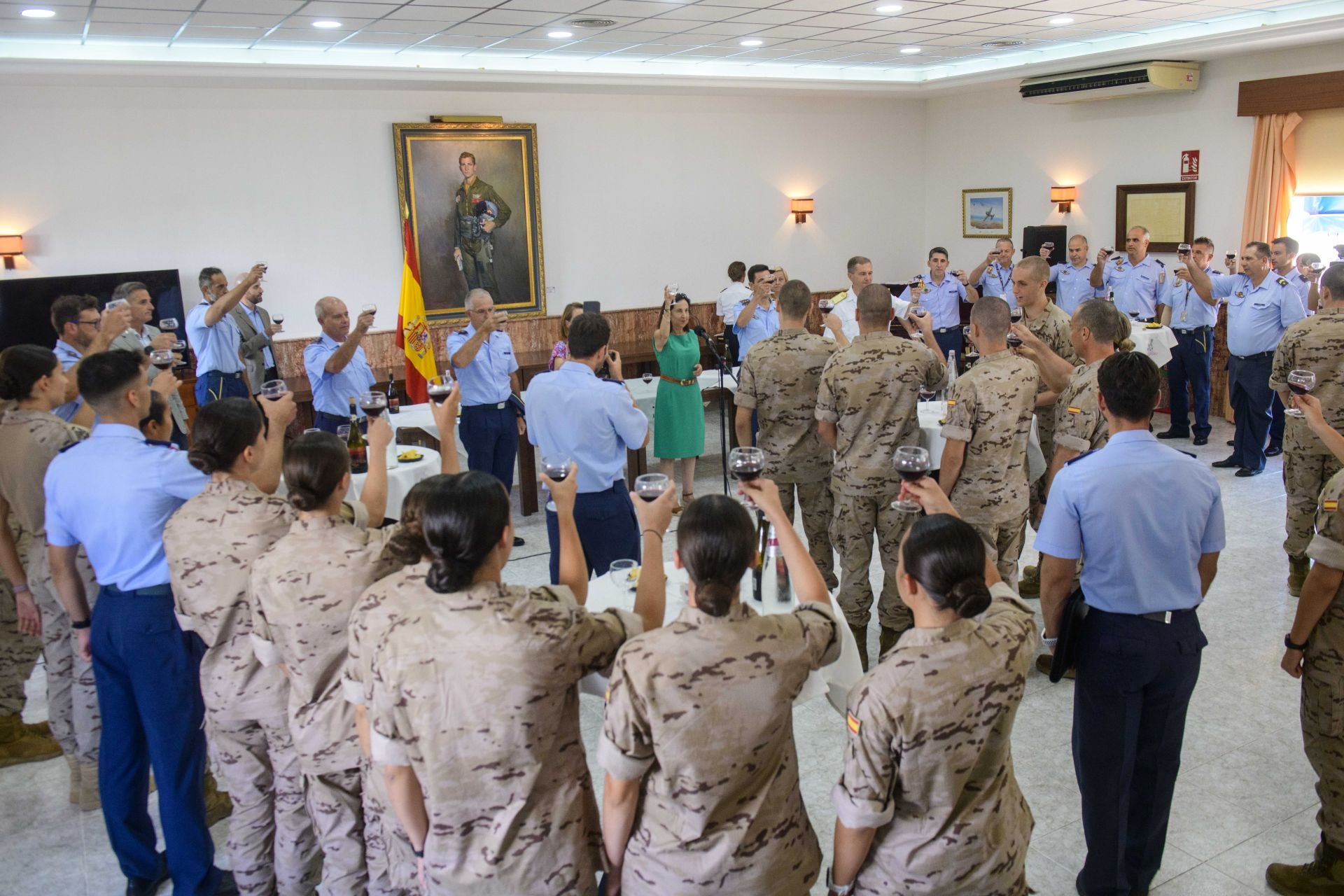 En imágenes, la puesta a punto en la Academia General del Aire antes de la llegada de la Princesa Leonor