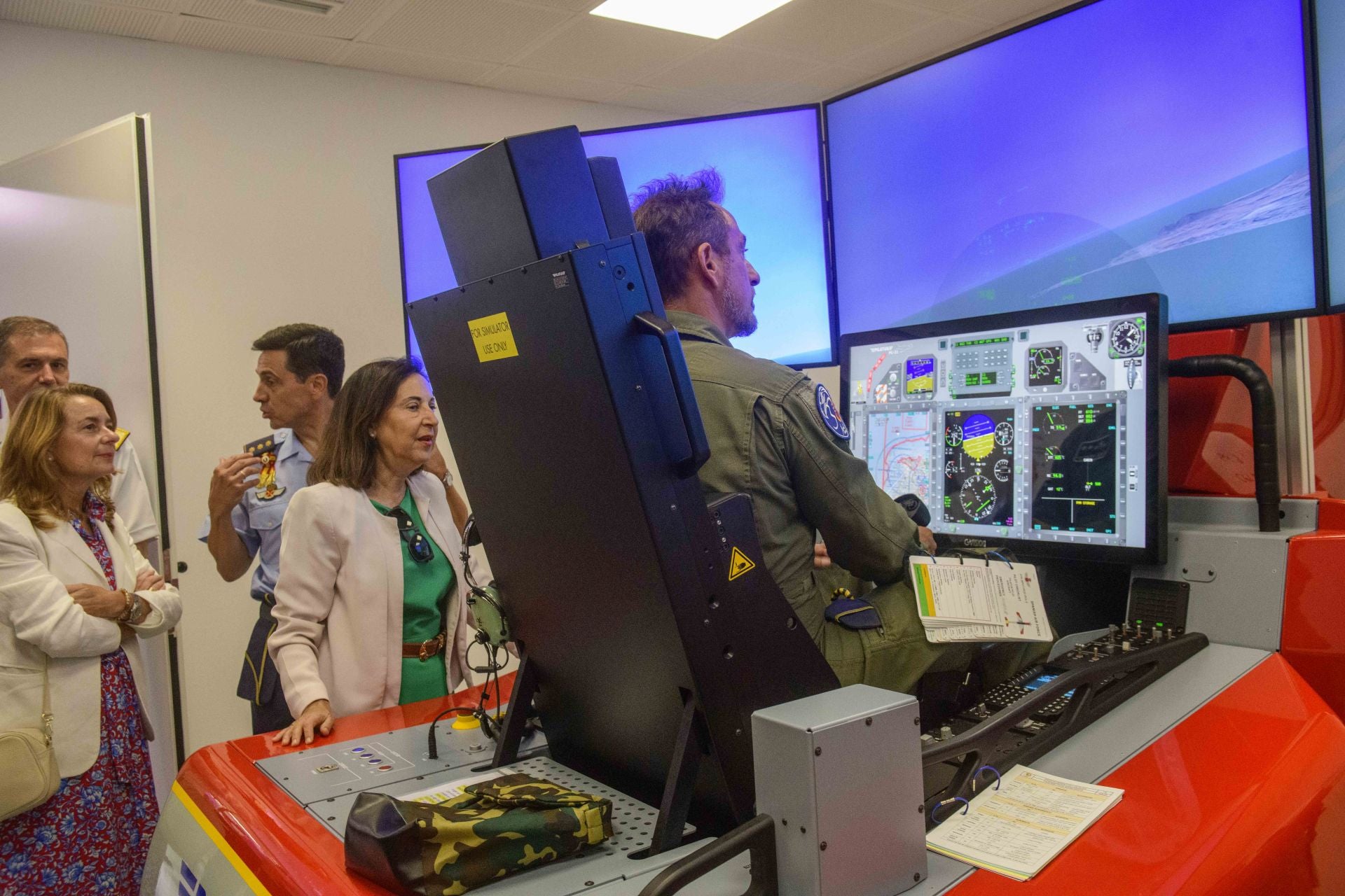 En imágenes, la puesta a punto en la Academia General del Aire antes de la llegada de la Princesa Leonor