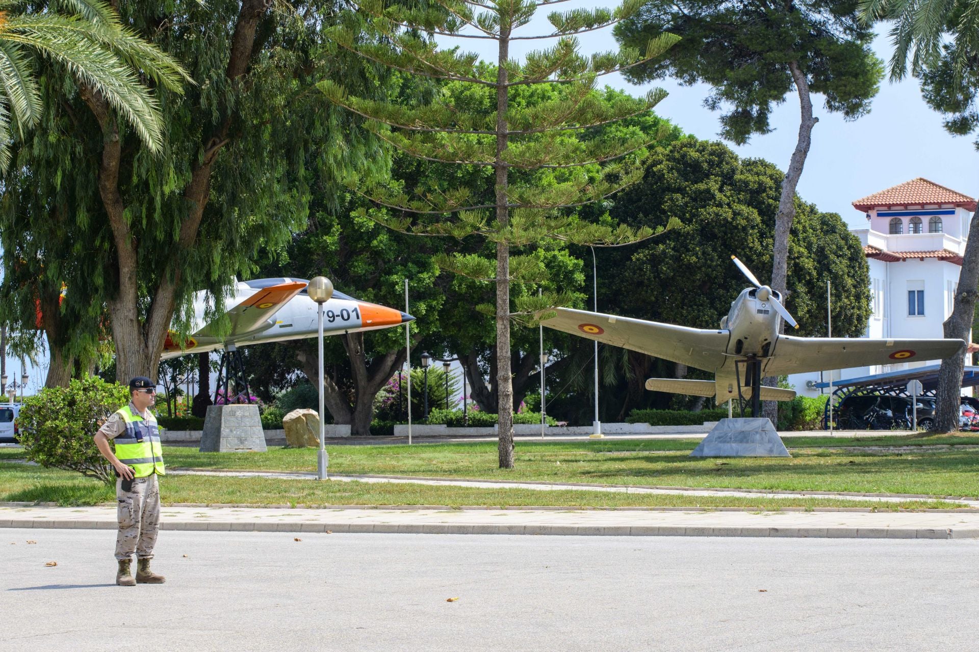 En imágenes, la puesta a punto en la Academia General del Aire antes de la llegada de la Princesa Leonor